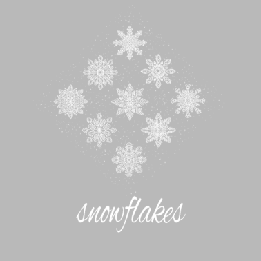 Motiv wunderschöne Schneeflocken - Winter - Schneefall