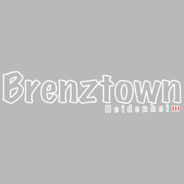 Motiv Brenztown Heidenheim outline weiß