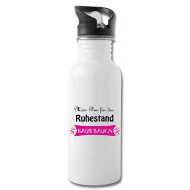Einzug Trinkflasche - Häuslbauer Hausbauer Rente Geschenkidee