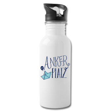 Einzug Trinkflasche - Ankerplatz | Heimathafen | blau