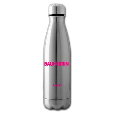 Einzug Trinkflasche - Bauherrin Hausbau Richtfest Entscheiderin