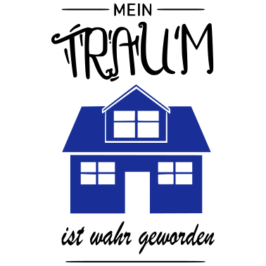 Motiv Mein Traumhaus Eigenheim Hausbau Bauherr Geschenk