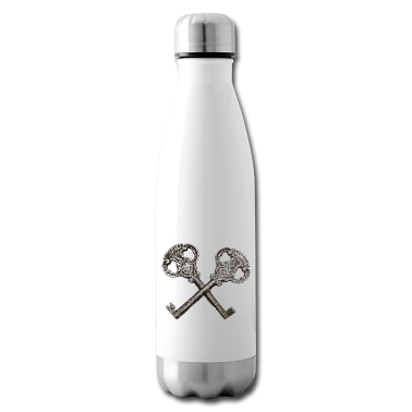 Einzug Trinkflasche - Antik Vintage Retro Schlüssel Wappen Design