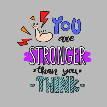 Motiv Du bist härter als du denkst Geschenk Geschenkidee