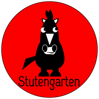 Motiv Stuttgart Stutengarten Stuttgarter Rössle mit Maul