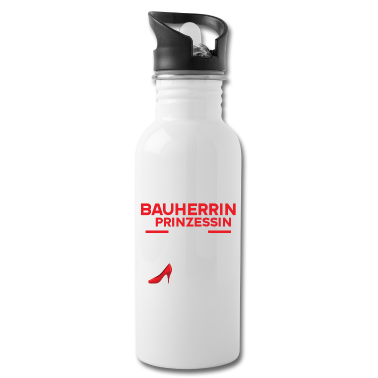 Einzug Trinkflasche - Bauherrin 2021 und Prinzessin Bauherren Richtfest