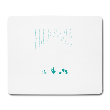 Einzug Mousepad - Haus | Hier haust | Name personalisiert | Einzug