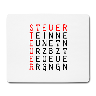 Einzug Mousepad - Steuer Politik Rätsel Teuer Einzug Renten Entzug