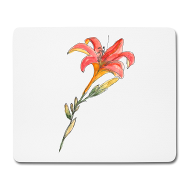 Einzug Mousepad - Lilie