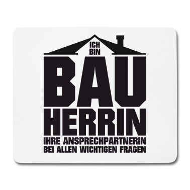 Einzug Mousepad - Bauherrin wichtige Ansprechpartnerin