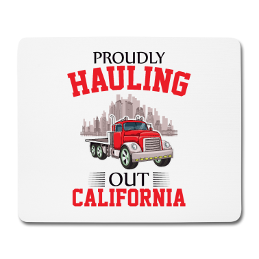 Einzug Mousepad - Möbeltransport Kalifornien Lastwagen Haus