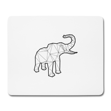 Einzug Mousepad - Elefant 3D Kontur