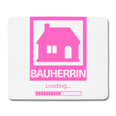 Einzug Mousepad - Bauherrin Richtfest Eigenheim Geschenk
