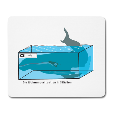 Einzug Mousepad - Wal Moby
