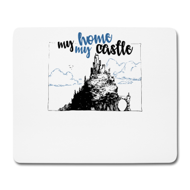 Einzug Mousepad - My home is my castle - Bauherr - Richtfest