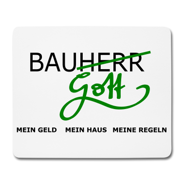 Einzug Mousepad - Baugott