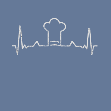 Motiv Kochen Herzschlag Koch Kochmütze Geschenkidee