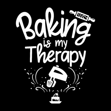 Motiv Baking Is My Therapy - Geschenk