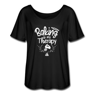 Kochen T-Shirt - Baking Is My Therapy - Geschenk