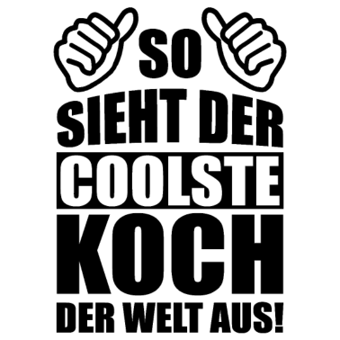 Motiv Koch Kochen Lustiger Spruch Geschenkidee