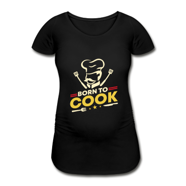 Kochen T-Shirt - Zum Kochen Geboren Hobbykoch Chefkoch Küche