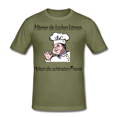 Kochen T-Shirt - Männer die kochen können