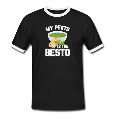 Kochen T-Shirt - My Pesto Is The Besto Motiv für einen Spaghetti