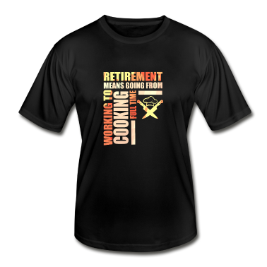 Kochen T-Shirt - Ruhestand bedeutet, von der Arbeit zum Kochen zu gehen