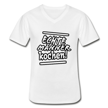 Kochen T-Shirt - Echte Männer kochen!