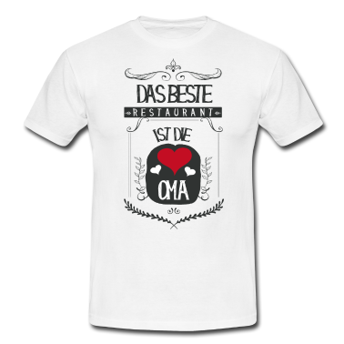 Kochen T-Shirt - ♥ Das beste Restaurant ist die Oma ♥ (1001 SMILES)