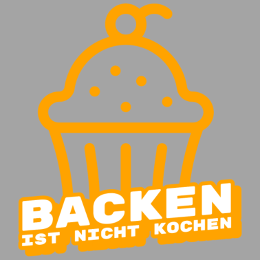Motiv Backen ist nicht kochen