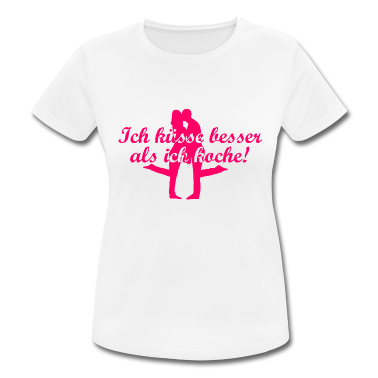 Kochen T-Shirt - Küsse besser kochen lustiger Koch Spruch