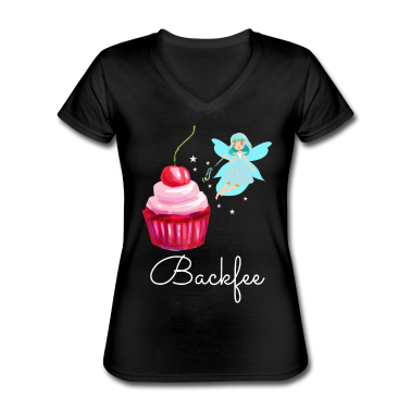 Kochen T-Shirt - Backfee Backen Bäcker Kuchen Cupcake Fee Törtchen