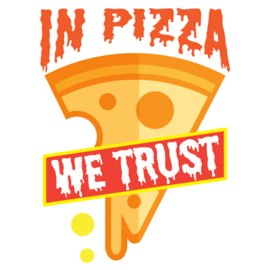 Motiv Der Pizza vertrauen wir