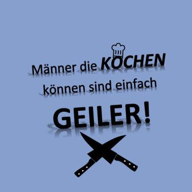 Motiv Maenner die kochen koennen black