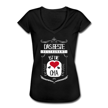 Kochen T-Shirt - ♥ Das beste Restaurant ist die Oma ♥ (1001 SMILES)