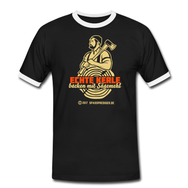 Kochen T-Shirt - Holzfäller Sprüche T Shirt Design Echte Kerle