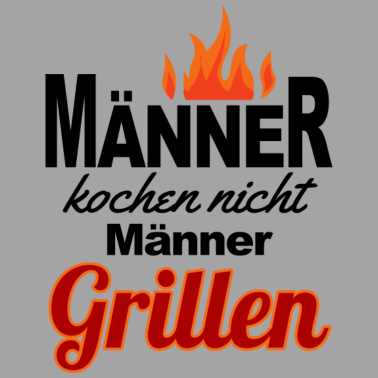 Motiv Männer kochen nicht Männer grillen