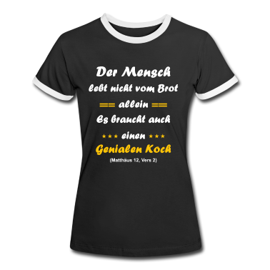 Kochen T-Shirt - Genialer Koch, Spruch