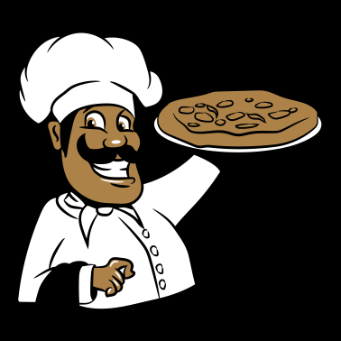 Motiv kochen koch pizza