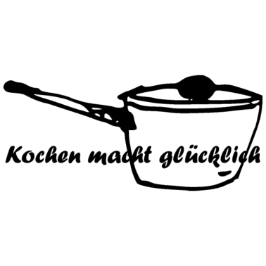 Motiv Kochen macht glücklich glücklich