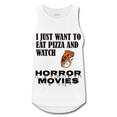 Kochen Tank Top - I just want to eat pizza and watch horror movies