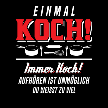 Motiv Koch Köchin Kochen