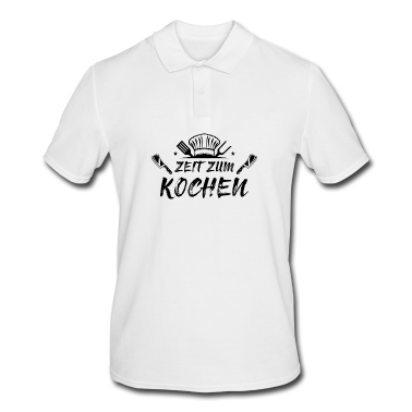 Kochen Poloshirt - Zeit zum Kochen Essen Lustig Geschenk