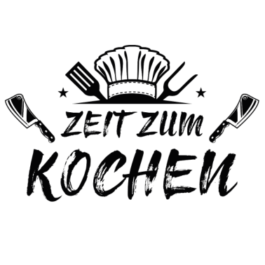 Motiv Zeit zum Kochen Essen Lustig Geschenk