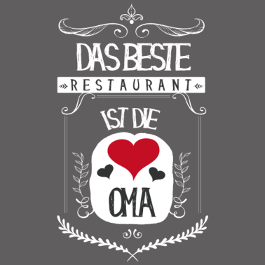 Motiv ♥ Das beste Restaurant ist die Oma ♥ (1001 SMILES)