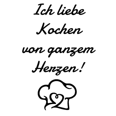 Motiv Kochen Beruf Hobby Spruch