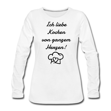 Kochen Langarmshirt - Kochen Beruf Hobby Spruch