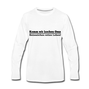 Kochen Langarmshirt - Komm wir kochen Oma