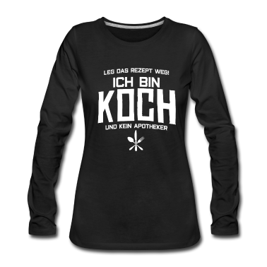 Kochen Langarmshirt - KOCH - Ich bin Koch